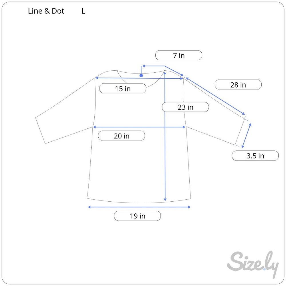 Line & Dot Cream Textured Sweater L - Picture 13 of 13